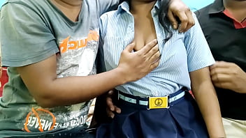 Two College Boys Forcefully Fuck A College Girl