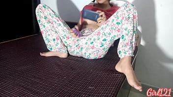 Caught In The Act: Desi Babe Pleasures Herself Raw