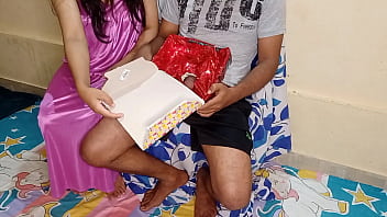 Naughty Indian Stepmom Gets A Cream-filled Birthday Surprise With Dirty Hindi Whispers
