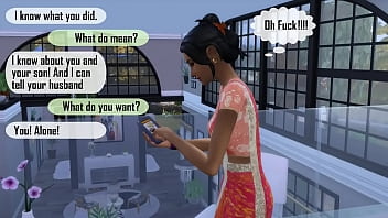 Caught By Her Son While Getting Fucked, The Horny Mom Gets Railed Hard By The Neighbor Who Stretched Her Cheating Pussy Wide After Pounding Her Son.